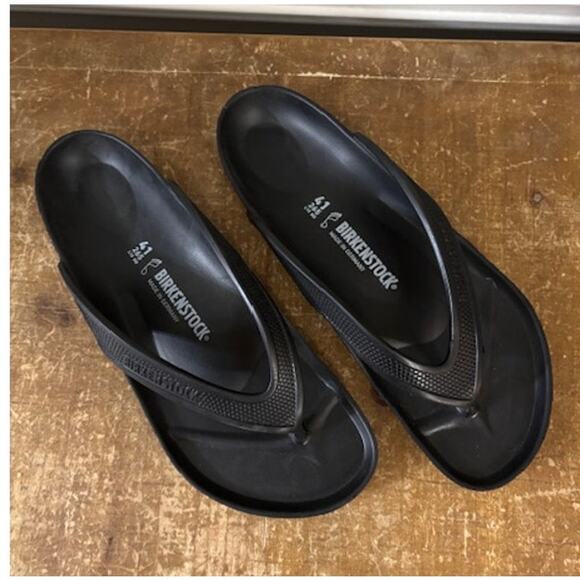 BIRKENSTOCK Sandals Honolulu EVA Black Size 41 Size 10 - 10.5 Flip Flops NEW - Picture 3 of 5
